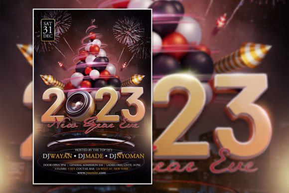 2023 New Year Eve Party Poster or Flyer: A Perfect Tool for Event Promotion