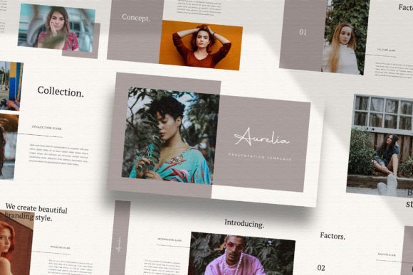 AURELIA – Powerpoint Template: A Minimal Media Presentation Solution for Professionals