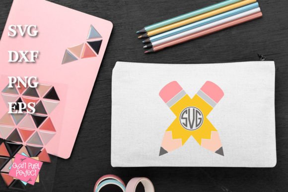 Back-to-School Personalization with the Pencils Monogram Frame