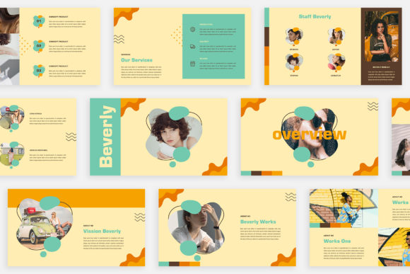 BEVERLY – Retro Powerpoint Template