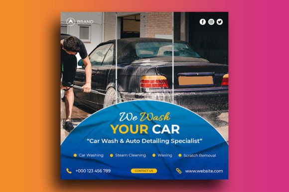 Car Wash Social Media Post
