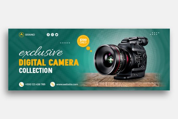 Digital Camera Sale Facebook Cover