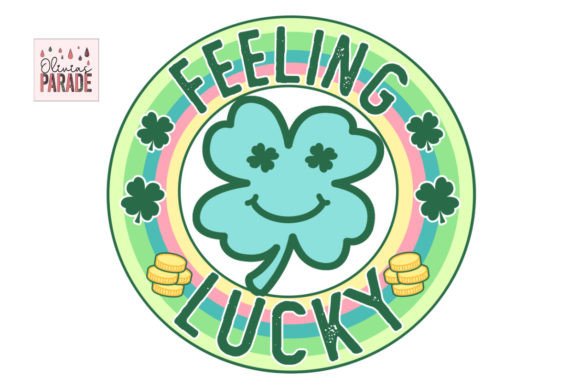 Feeling Lucky Rainbow Clover Png: A Digital Design for St. Patrick’s Day and Beyond