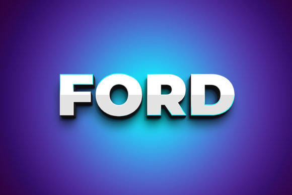 Ford 3D Text Style Effect PSD: A Complete Guide to Smart Object Replacement and Professional Typography