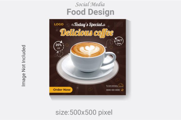 Social Media Post Food Design Layout