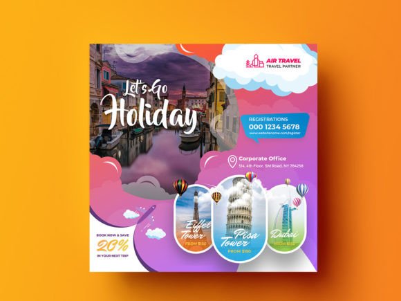 Travel Holiday Social Media Banner Templ: A Strategic Tool for Modern Marketers